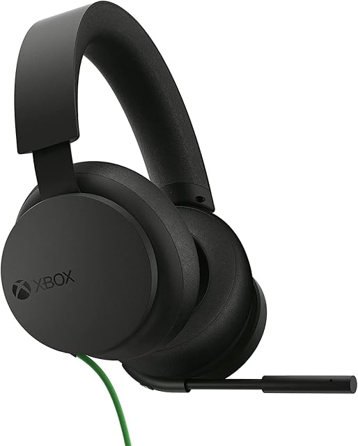 Microsoft Xbox 8LI-00002 Słuchawki do Gier, Czarny, 22.4 x 10.5 x 22.7 cm