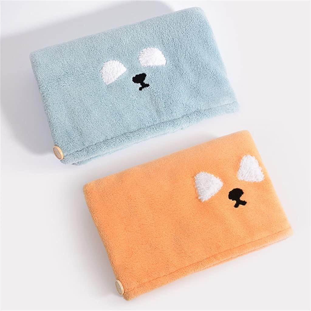 Hair Drying Cap Strong Water Absorbent Female Shower Cap Washing Hair Quick-Drying Dry Hair Towel(D)