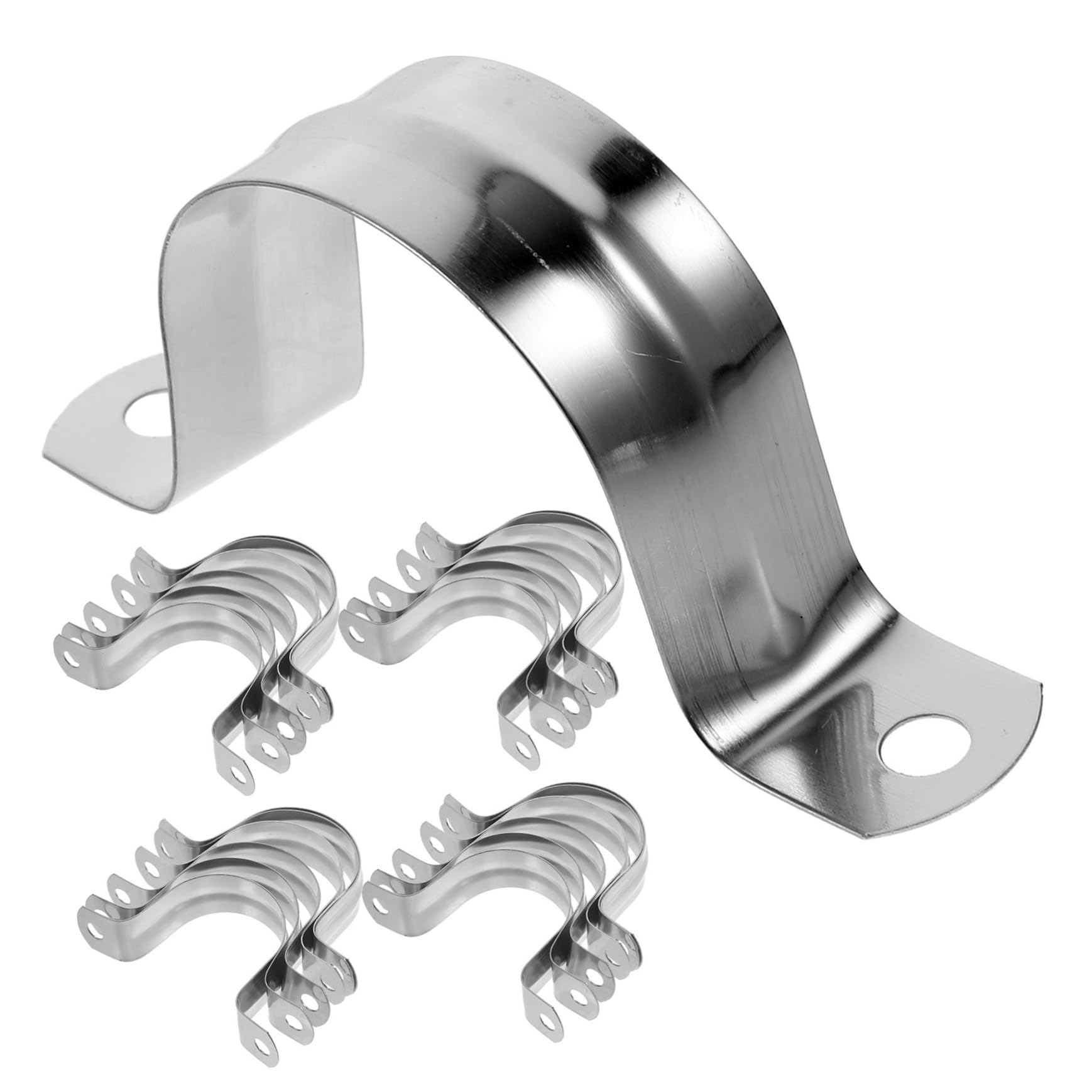100pièces Lot De Colliers De Serrage Pour Tube u Colliers Robustes Fil Métallique De Tension Pour Tube