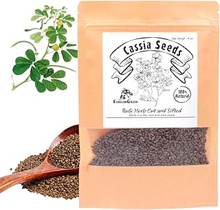 EidolonGreen [China Medicinal Herb] Natural Organic Roasted Cassia Seed Tea - Bulk Jue Ming Zi - No Sugar, No Additives, 4oz / 113g