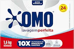 Sabão em Pó Omo Lavagem Perfeita 1.6kg - Edição Limitada (Embalagem pode variar)