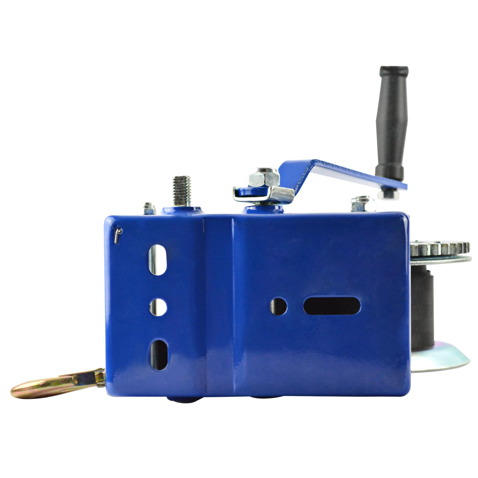 Pindex handlier met 10m lintband 1600kg/3500LB, lier met rem voor werkplaats /garage/aanhanger, bootlier voor boot, rood Pindex handlier met 10m lintband 1600kg/3500LB, lier met rem voor werkplaats /garage/aanhanger, bootlier voor boot, rood
