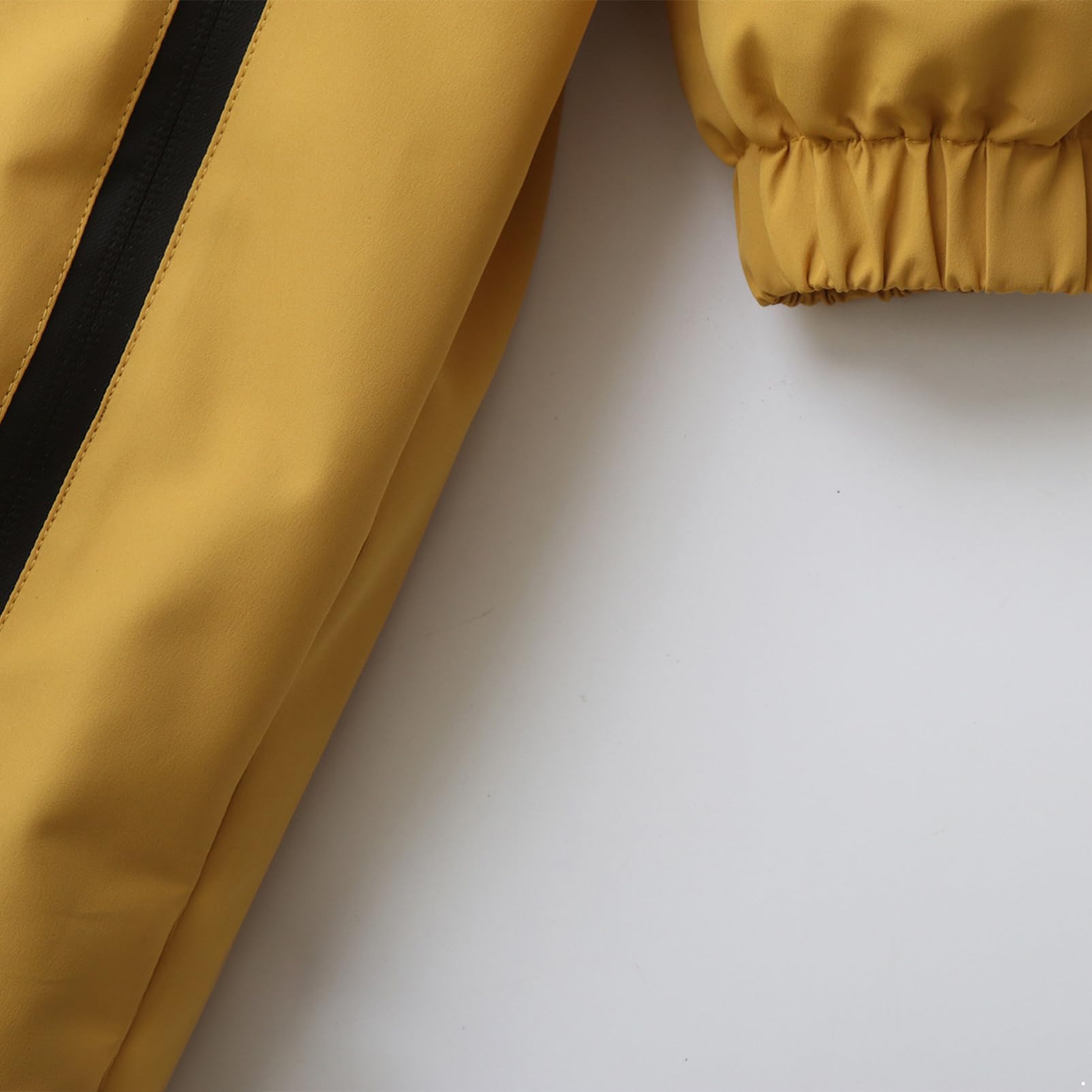 CHICTRY Tuta da Neve Intera per Neonato Neonata Pagliaccetto con Cappuccio Body in Pile Overall Jumpsuit Manica Lunca con Zip Tuta Invernale Snowsuit Giallo 3-4 anni