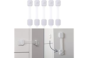 Lula Safe Locks: Multi-Purpose Swivel Adapta-Latch Cabinet Locks