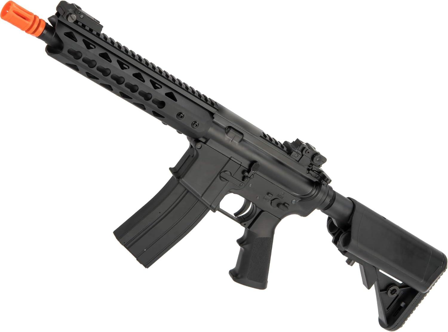 Evike Airsoft - Matrix M4 GBB M4-Style Gas Blowback Airsoft Rifle w/Reinforced WA System (Model: Slant Cut MLOK 9")