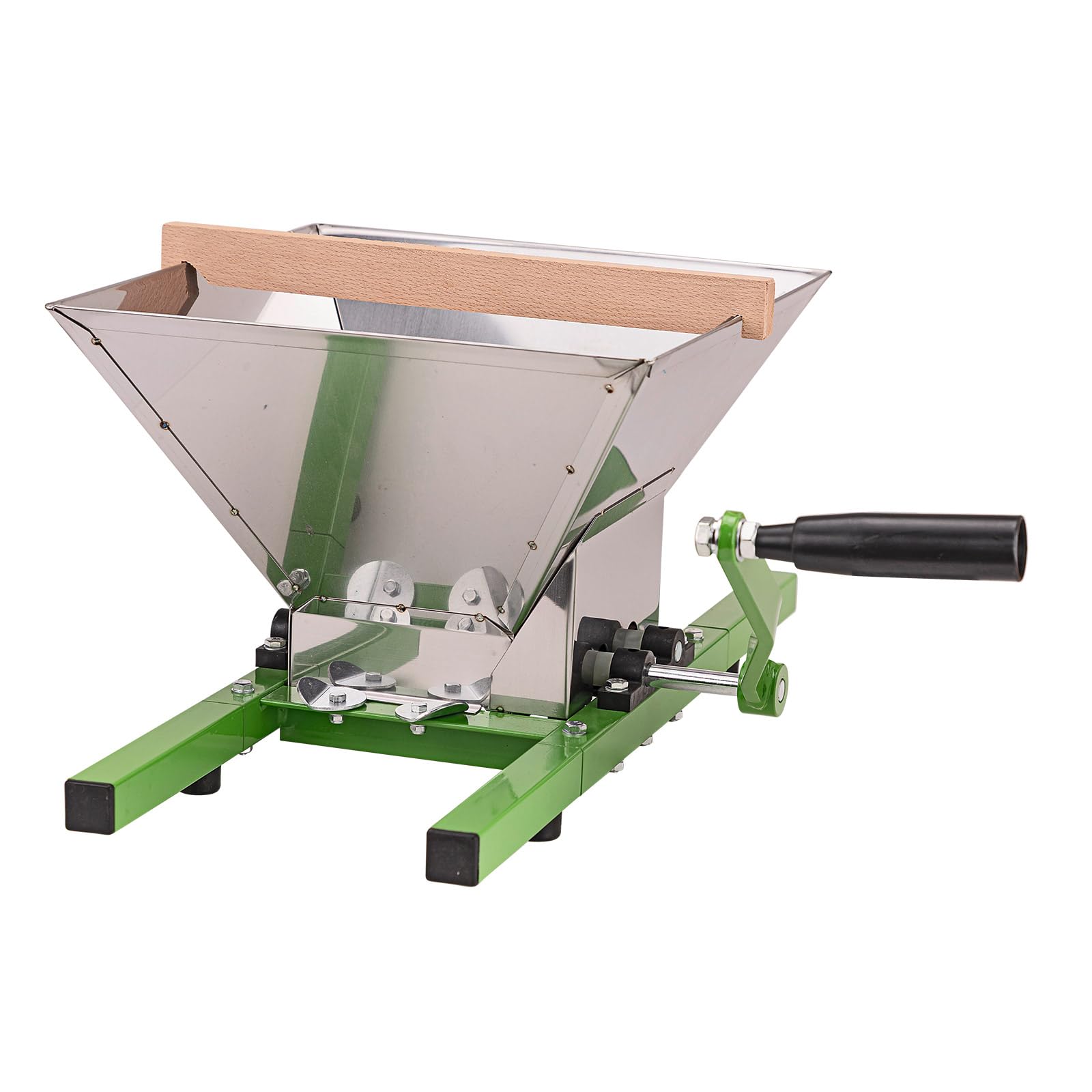 DEMA Obstmühle Como DOM7 Eco, Fruchtmühle, manuell, Edelstahl-Trichter, robust & leicht zu reinigen, ideal für Äpfel, Birnen, Steinobst, Saft & Marmelade