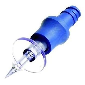 SurgiMac Vial Spike Clave Latex Free Secure Vial Penetration Device Needleless Ergonomic Grip Vial Adapter for Glass Vials Multi Dose Spike for Accessing Glass Vials Medical Supplies Pack of 10