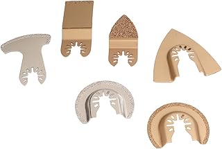 Hyuduo 6 Pcs Oscillating Saw Blade Set for Concrete and Grout Cutting