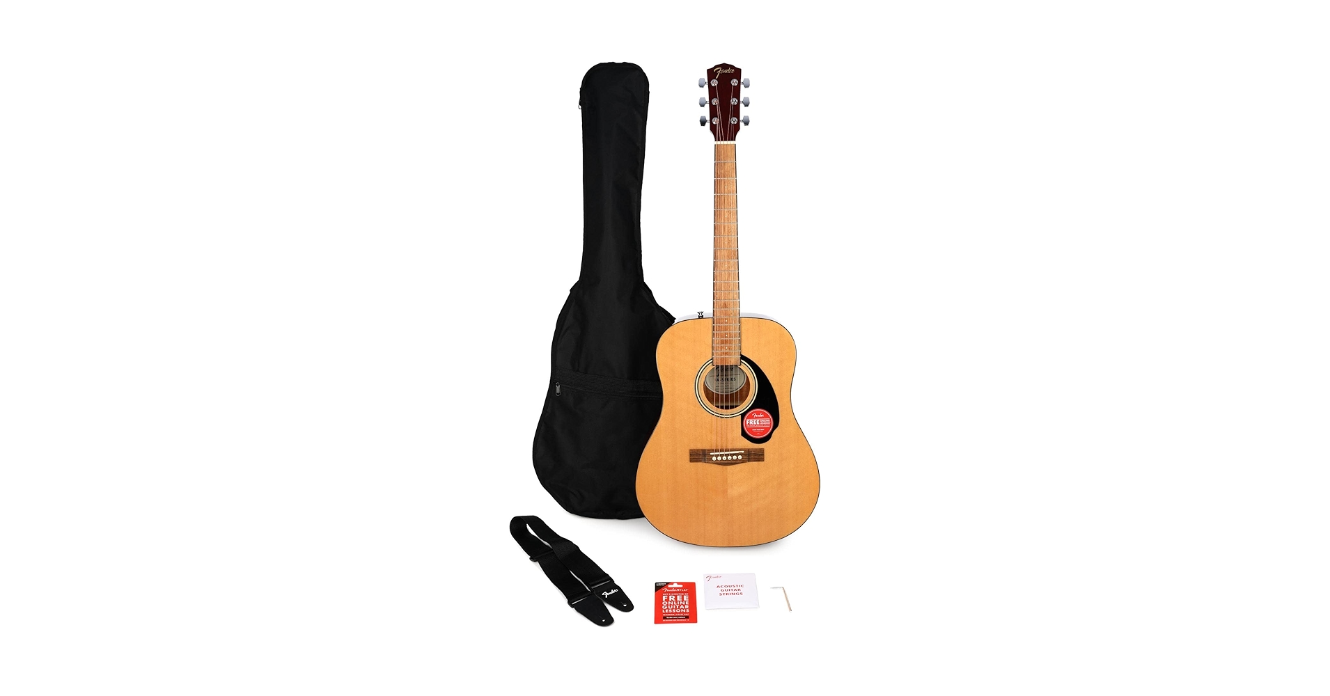 Amazon.com: Fender FA115 Dreadnought Acoustic Guitar Pack