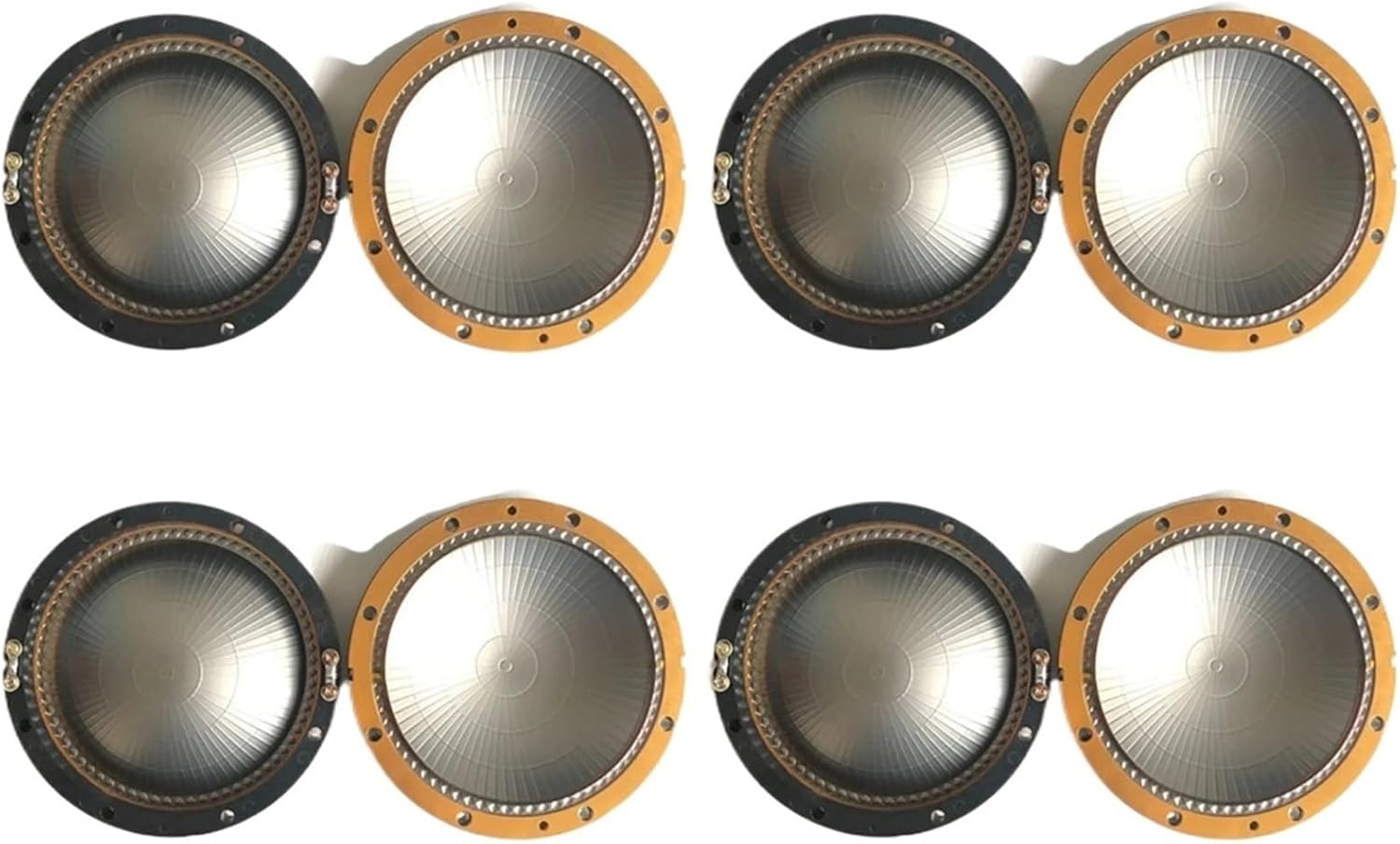 8 Pieces/LOT 16 ohms Diaphragm for 2445J 2446J, 2447J, 2450J, 2451J, 2452J(16ohm,Yellow CCAR Flat)