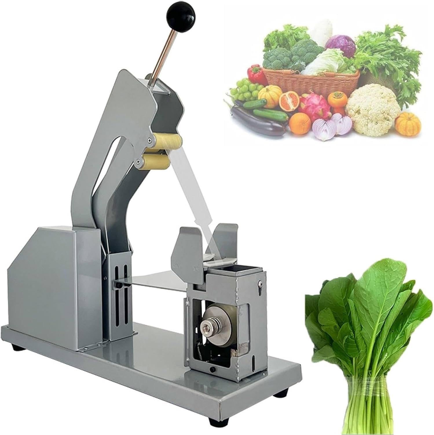 SICWEDIM Vegetable Strapping Machine Fresh Vegetable Tying Machine,Semi-Automatic Steel Construction,Adjustable Tension & Height,Return Spring,for Supermarkets Farmers Markets