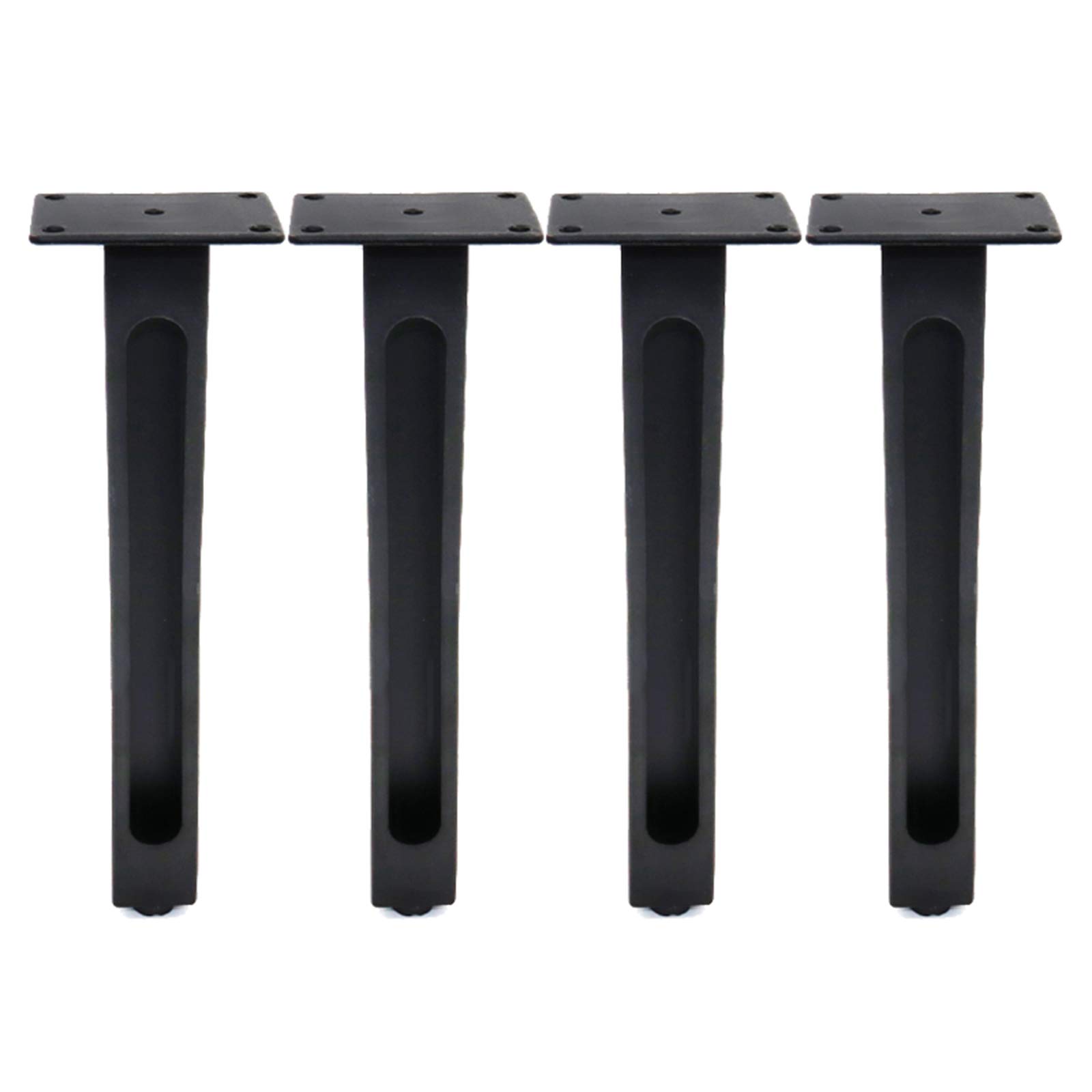 Patas para muebles de acero inoxidable de altura ajustable, pies de repuesto de metal para bricolaje, para mesa de café, mueble de TV, sofá, silla, pies de mueble de baño con tornillos, 4 piezas