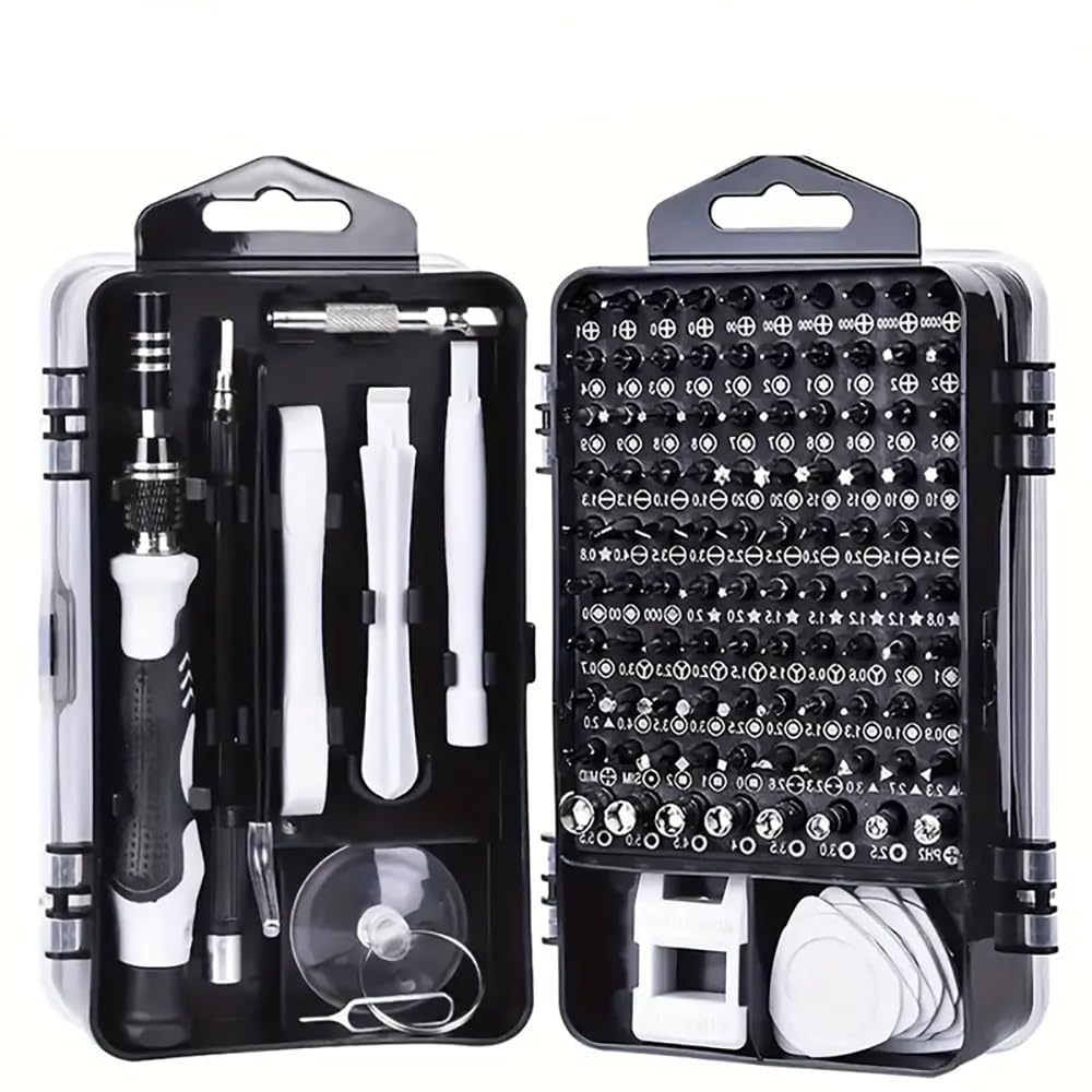 NewShark Precision Screwdriver Set, Professional Grade 115 in 1 Magnetic Repair Tool Kit for Electronics, Computer, iPhone, Laptop, Game Console, Watch, Eyeglasses, Modding, and DIY Projects (B0D2SSX9KT) Amazon Price History, Amazon Price Tracker