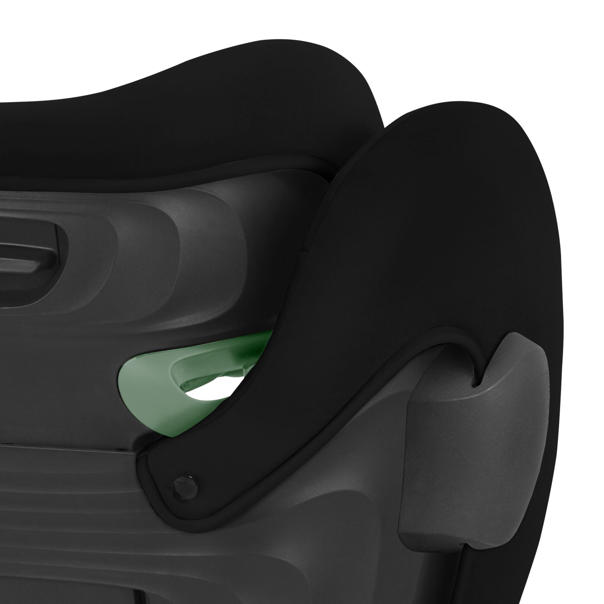 Cybex Silver Fotelik samochodowy Solution B4 i-Fix, Z uchwytem na napoje, Do samochodów z systemem ISOFIX i bez niego, Od ok. 15–50 kg / 100-150 cm, Od ok. 3 do 12 lat, Volcano Black (Wulkan Czarny)
