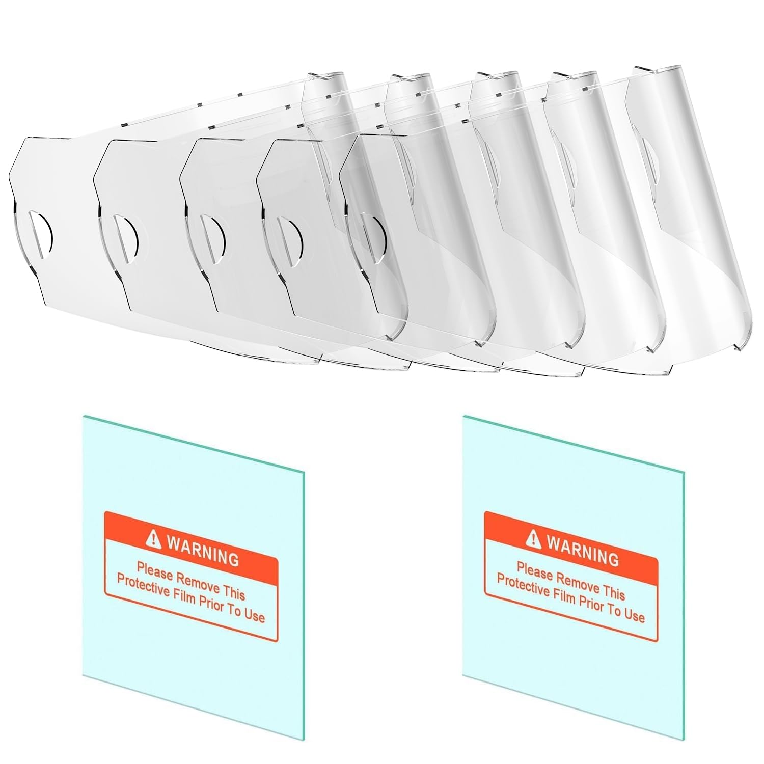 ANDELI Máscara soldar 2 LED - Triple Visión 3 Lentes Auto oscurecibles, LCD, ANDELI Juego de lentes de repuesto para casco de soldadura OPTIM: 5 lentes exteriores y 2 lentes de protección interiores c