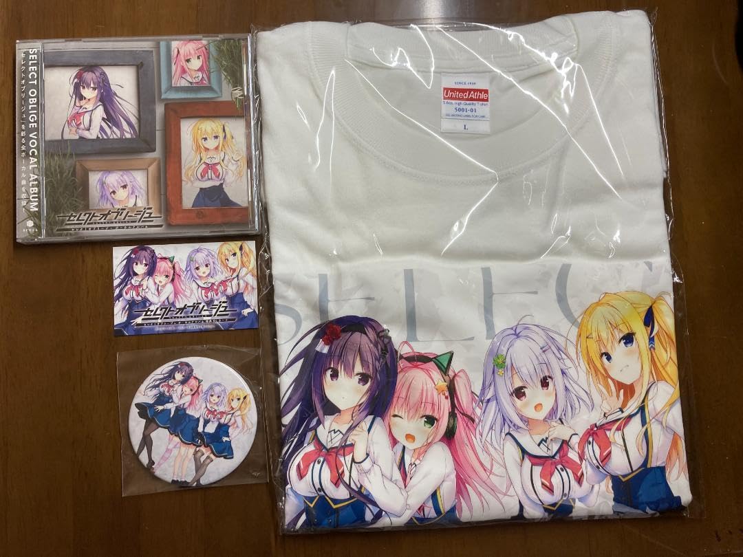 セレクトオブリージュ 発売記念抽選会 立ち絵缶バッジ 4個セット B賞 Amazon.co.jp: セレクトオブリージュ豪華版特典ボーカルアルバムT