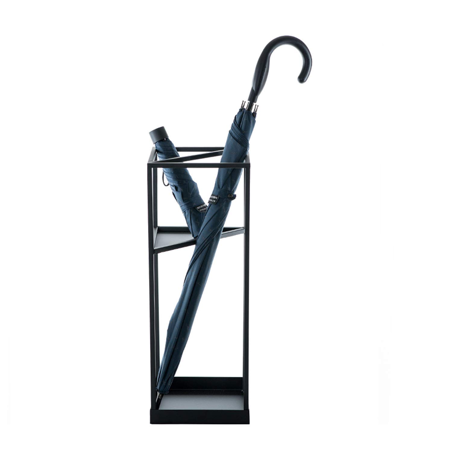 Porte-parapluie géométrique à couches pour garder vos sols de magasin au sec