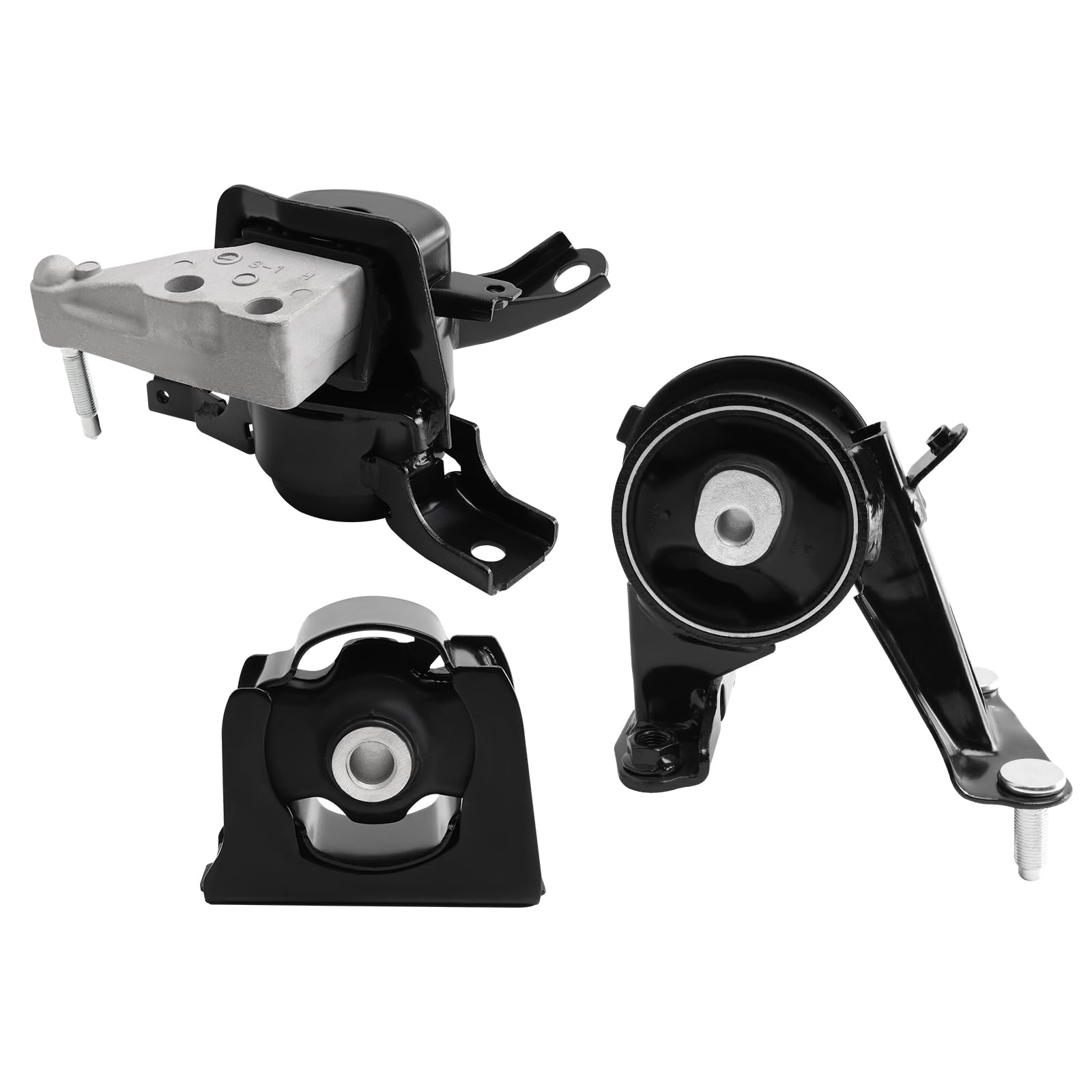 Photo 1 of QRYIPPDM 3PCS Front, Front R & Rear Engine Motor Mount Set Compatible with 2011-2016 Scion tC 2.5L Auto OE: A72030 A72029 EM7201
