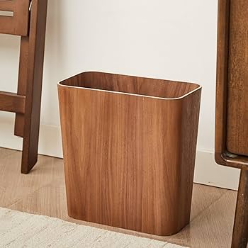 未使用家具調ゴミ箱木製 RAKU】正規品 木製ゴミ箱 木目調ゴミ箱 ダストボックス 蓋つき