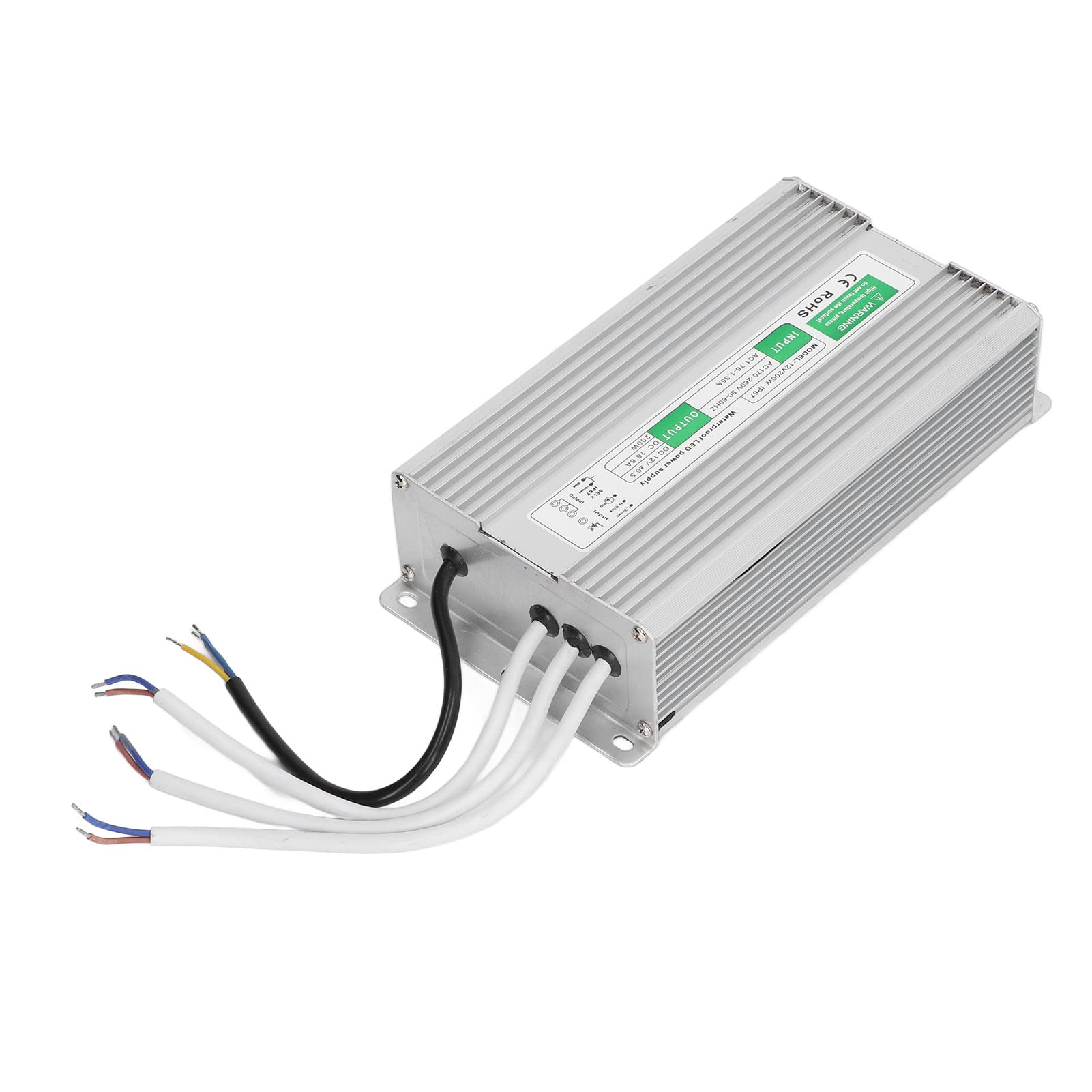 Garosa Zasilacz Sterownika LED 200 W IP67 Stałe Napięcie 170–260 V AC do