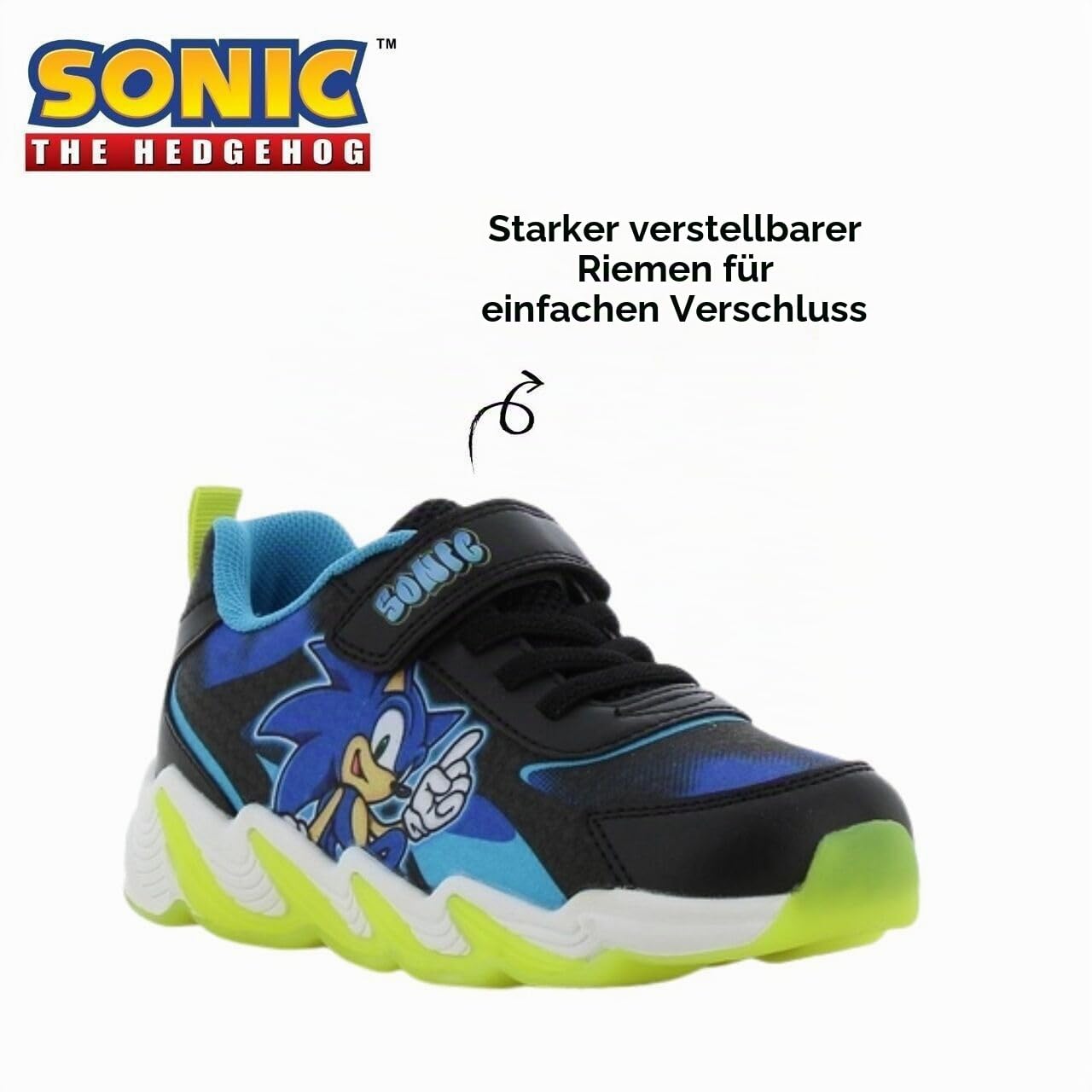 Leomil Sonic Turnschuhe Jungen, Schuhe Kinder mit LED