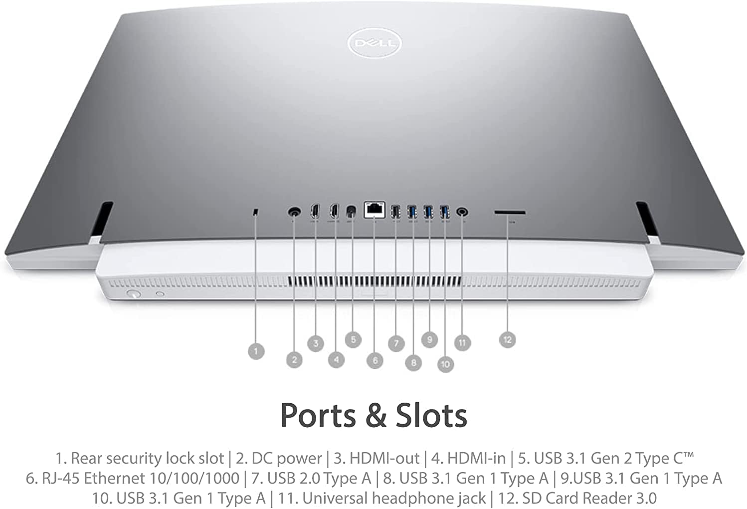DELL Newest Inspiron 27" 7700 All-in-One Desktop, FHD Touch Display, 11th Gen Intel i7-1165G7, Intel Iris Xe Graphics, 16GB RAM, 1TB SSD, IR Camera, WiFi 6, Wireless KB&Mouse, Win 11 Home, Silver
