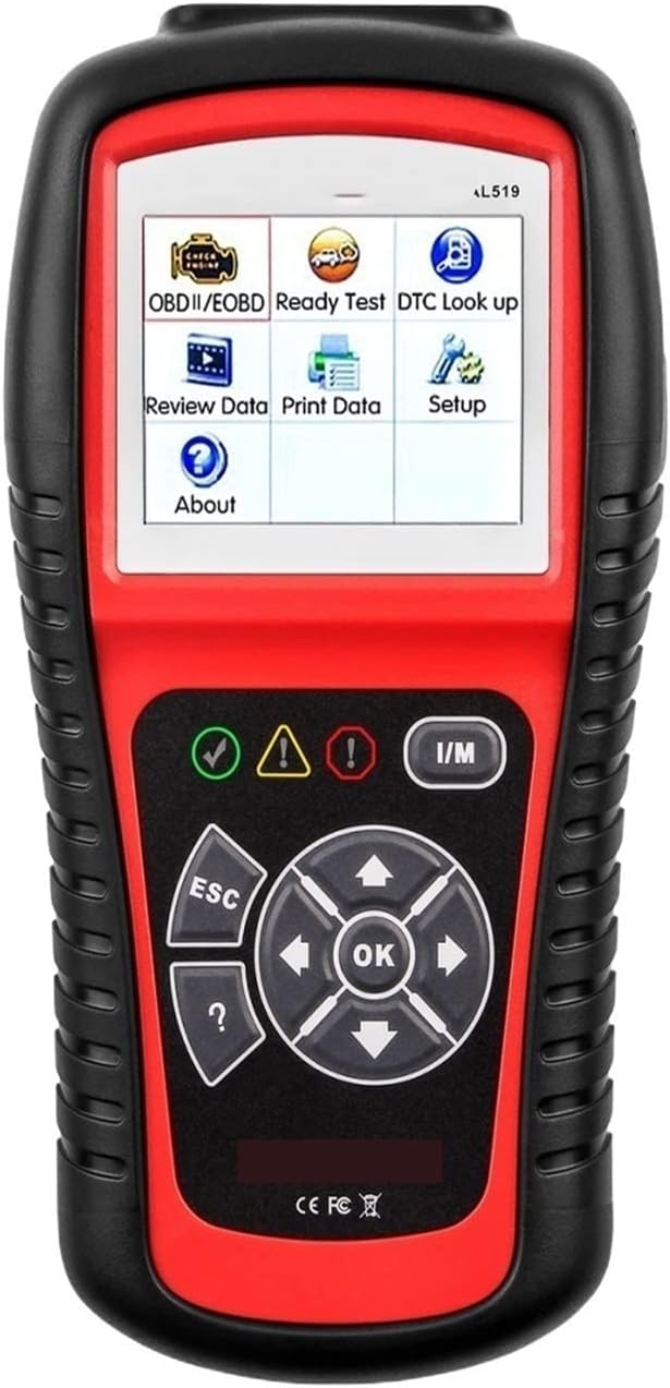AutoLink AL519 OBD2 Scanner Enhanced Mode 6 Check Engine Code Reader, Universal Car Diagnostic Tool w One-Click Smog Check