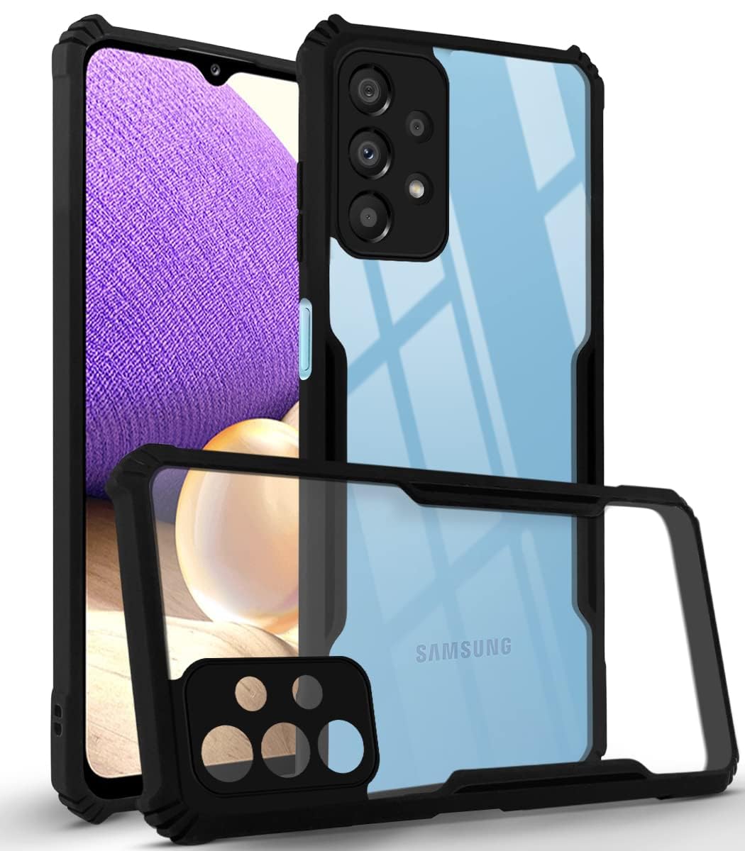 Jkobi Back Cover Case for Samsung Galaxy M32 5G (Shockproof with Polycarbonate Clear Panel | Professional Black) (B0CBZ7SVQ4) Amazon Price History, Amazon Price Tracker