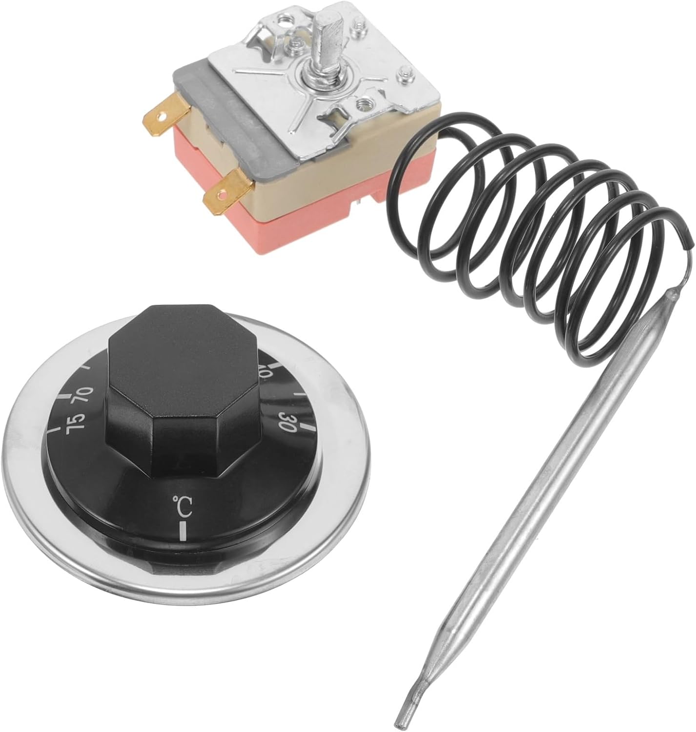 1pc Adjustable Mechanical Thermostat Switch Temperature Controller Capillary Thermostat Oven Stove Heater Refrigerator Gas Range