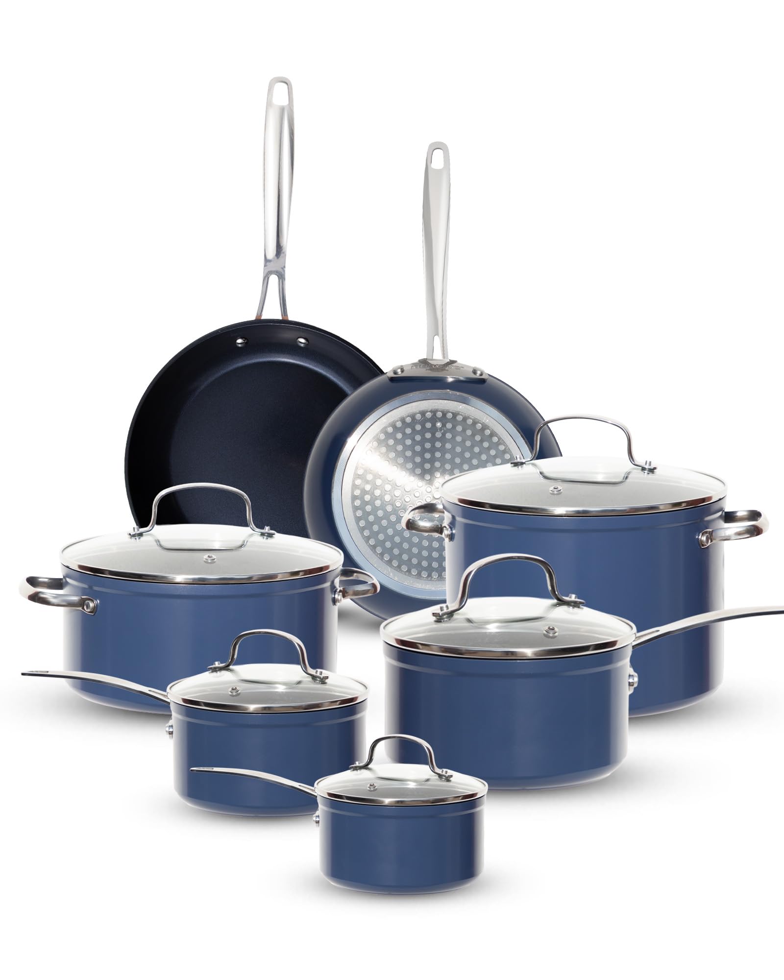 Amazon.com: Nuwave Healthy G11-Pots and Pans Set Non Stick, 9H