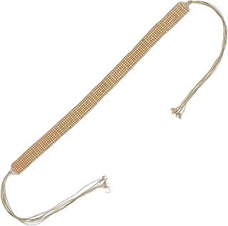 Holibanna Handmade Wooden Beaded Waist Belt for Women Adjustable Boho Dress Waistband Casual Party Fashion Accessory Versatile Artisanal Quality Decorative Belt