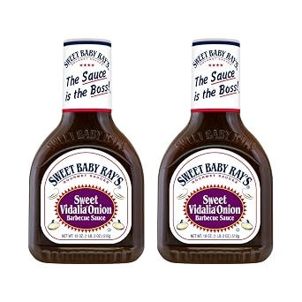 Sweet Baby Rays Vidalia Barbecue Sauce 18 Ounce Pack of 2