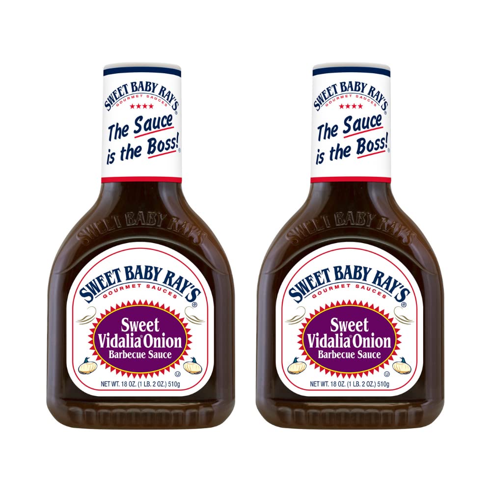 Sweet Baby Ray's Barbecue Sauce, Sweet Vidalia Onion, 18-Ounce (Pack of 2)