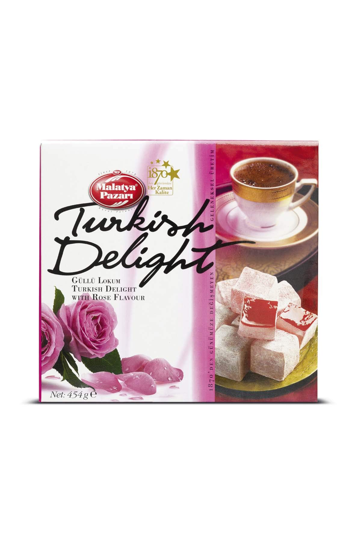 Malatya Pazarı Güllü Lokum 454 Gr