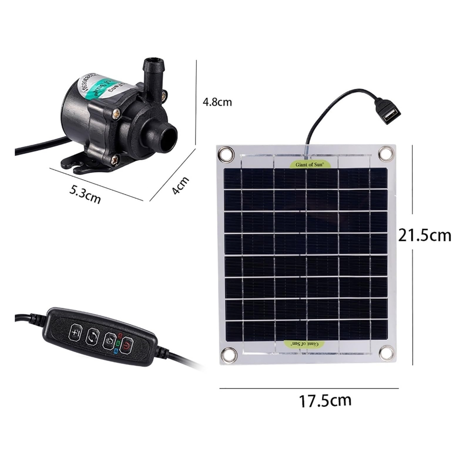Pompa solare per laghetto Gruppo pompa acqua solare 10W Pannello fotovoltaico Pompa acqua fontana Pompa acqua temporizzazione regolabile ultra-silenziosa Pompa acqua stagno for pesci Giardino con comp