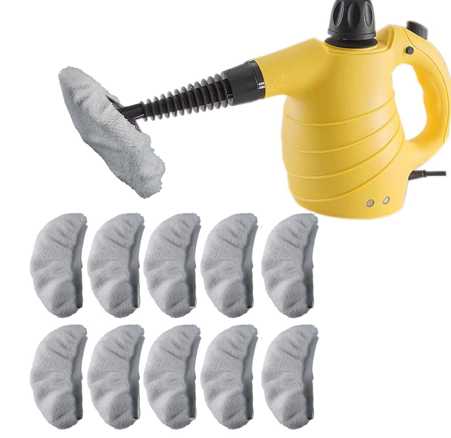 6 Confezioni Panno Microfibra Triangolare Scopa a Vapore,Panni sostitutivi in Microfibra Lavabili per pulitore a Vapore Modello,lavapavimenti Steam Mop,Panni in Microfibra per pulitore a Vapore