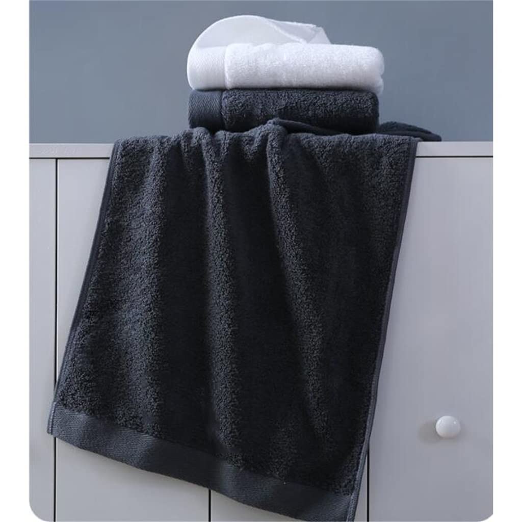 Asciugamano in cotone per lavare il viso, per uso domestico, in cotone spesso, per uomini e donne, per capelli, per il bagno, per adulti, non facile da far cadere, asciugamano in lana, 3 pezzi, 74*34