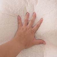 Vista 6 de NTBED Almohada de lectura Sherpa para respaldo con brazos, almohada de descanso de cama para niños y adultos, soporte de espalda para sentarse