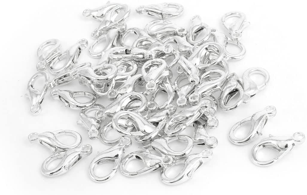 XYWHPGV Necklace DIY Fasteners Lobster Claw Clasps Hook Buckles 18mm 50 Pcs(bfcdf 07848 0004d f86a3 312af 4b857