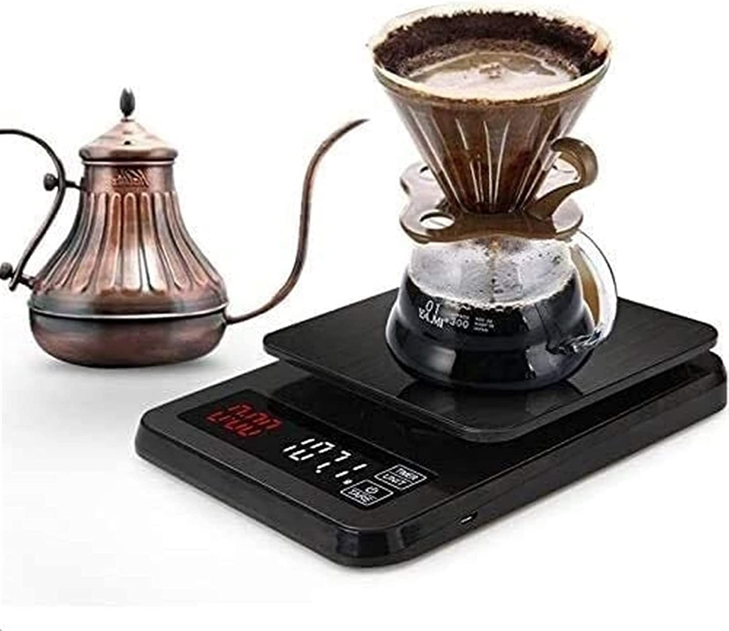 Bilancia digitale per alimenti di grandi dimensioni, peso grammi e OZ, 5kg/0.1g bilancia da cucina per cucinare la cottura, bilancia elettronica ad alta precisione con display LCD