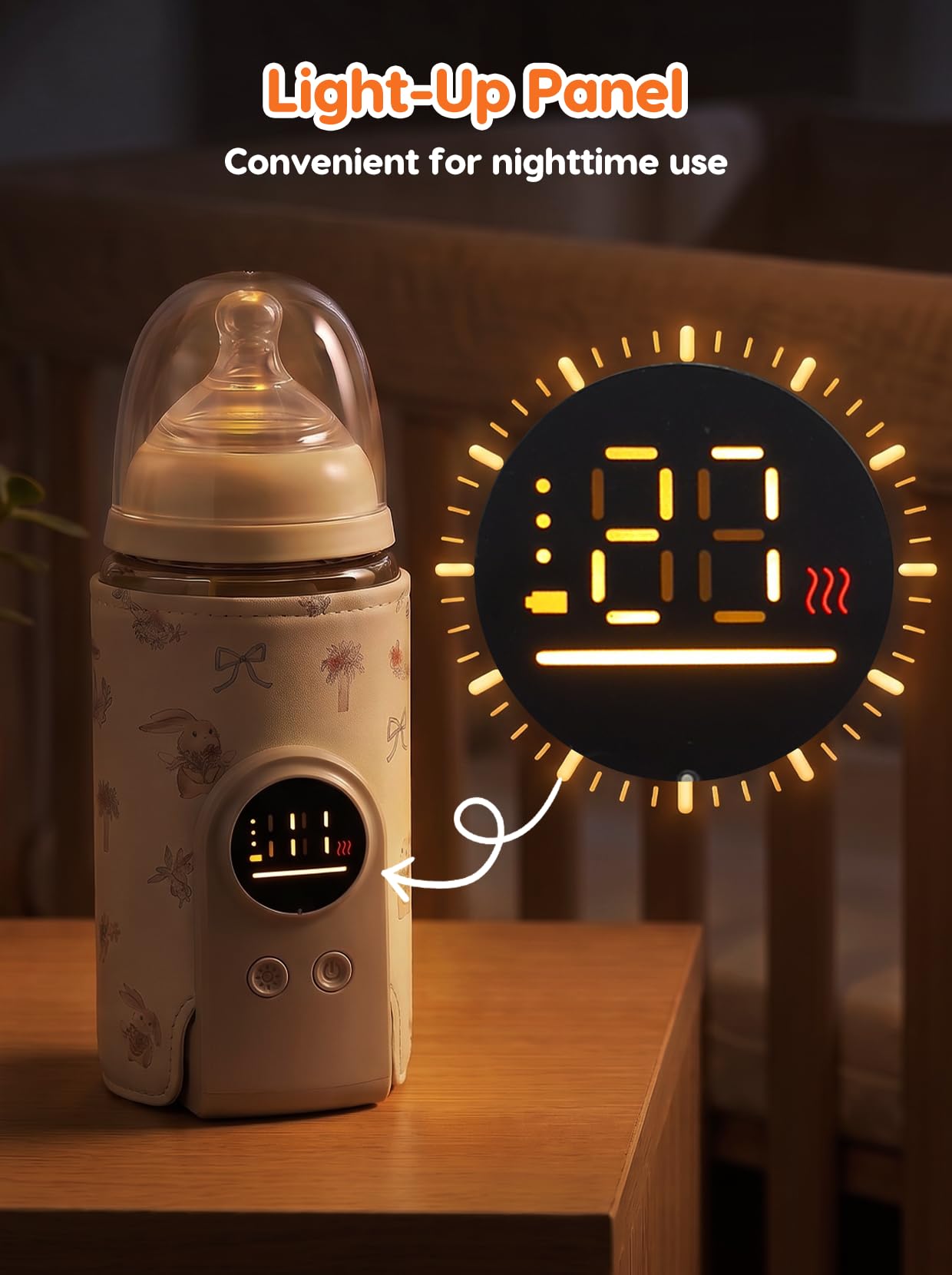 Chauffe-biberon pour bébé en déplacement, Autonomie 6 à 10 heures