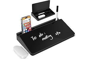 Varhomax Small Glass Desktop Whiteboard for Office, School, and Home