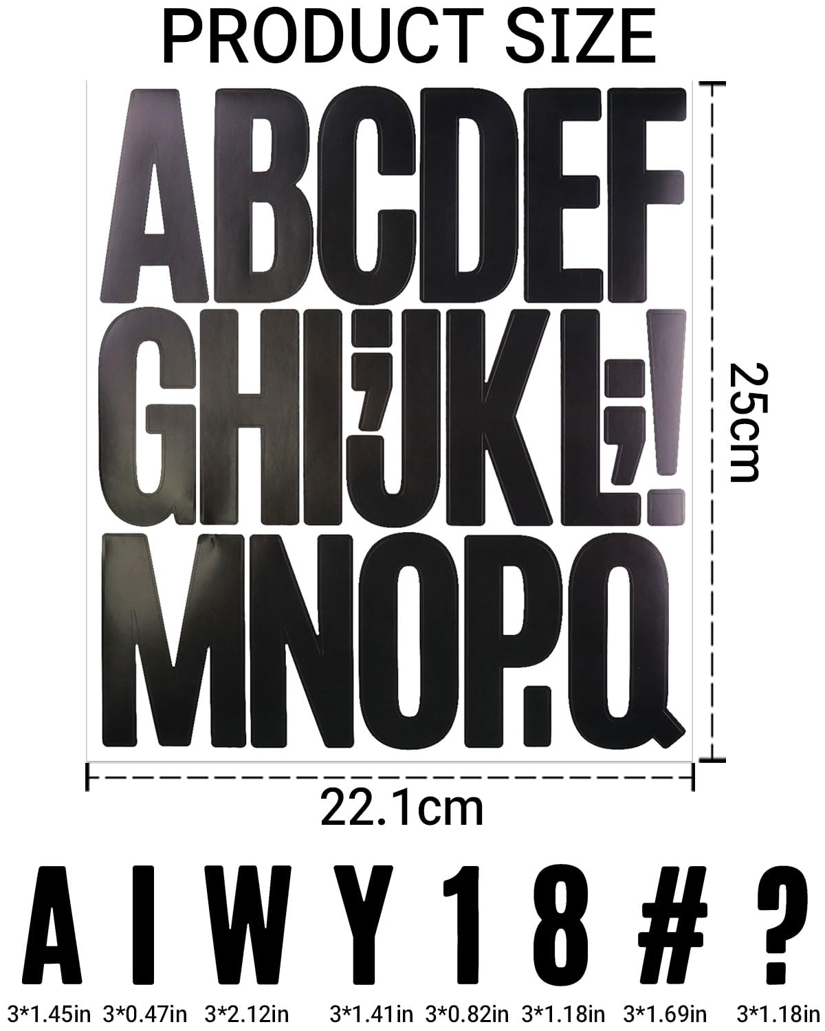 160 Adesivi - Alfabeto E Numeri - Oro - Olografico - Global Gift - Foto 11