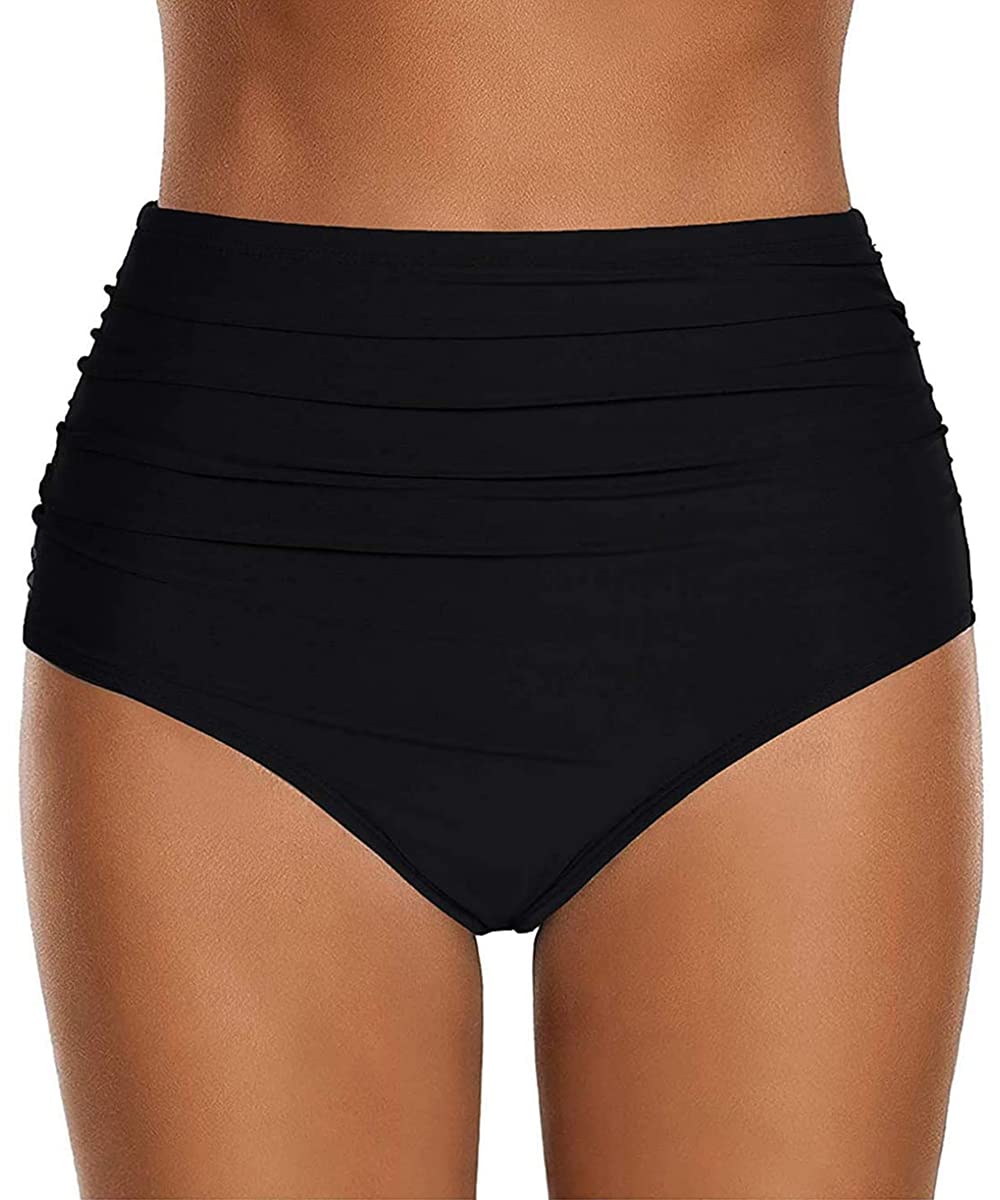 ABINGOO Mujer Braga de Bikini Cintura Alta Control Abdomen Parte Inferior de Bikini Pantalón la Parte de Abajo Bikini