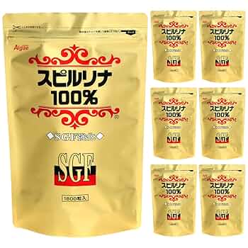 スピルリナ100%   + 増量　5個セット Amazon | スピルリナ100% 海洋深層水スピルリナブレンド 2200粒