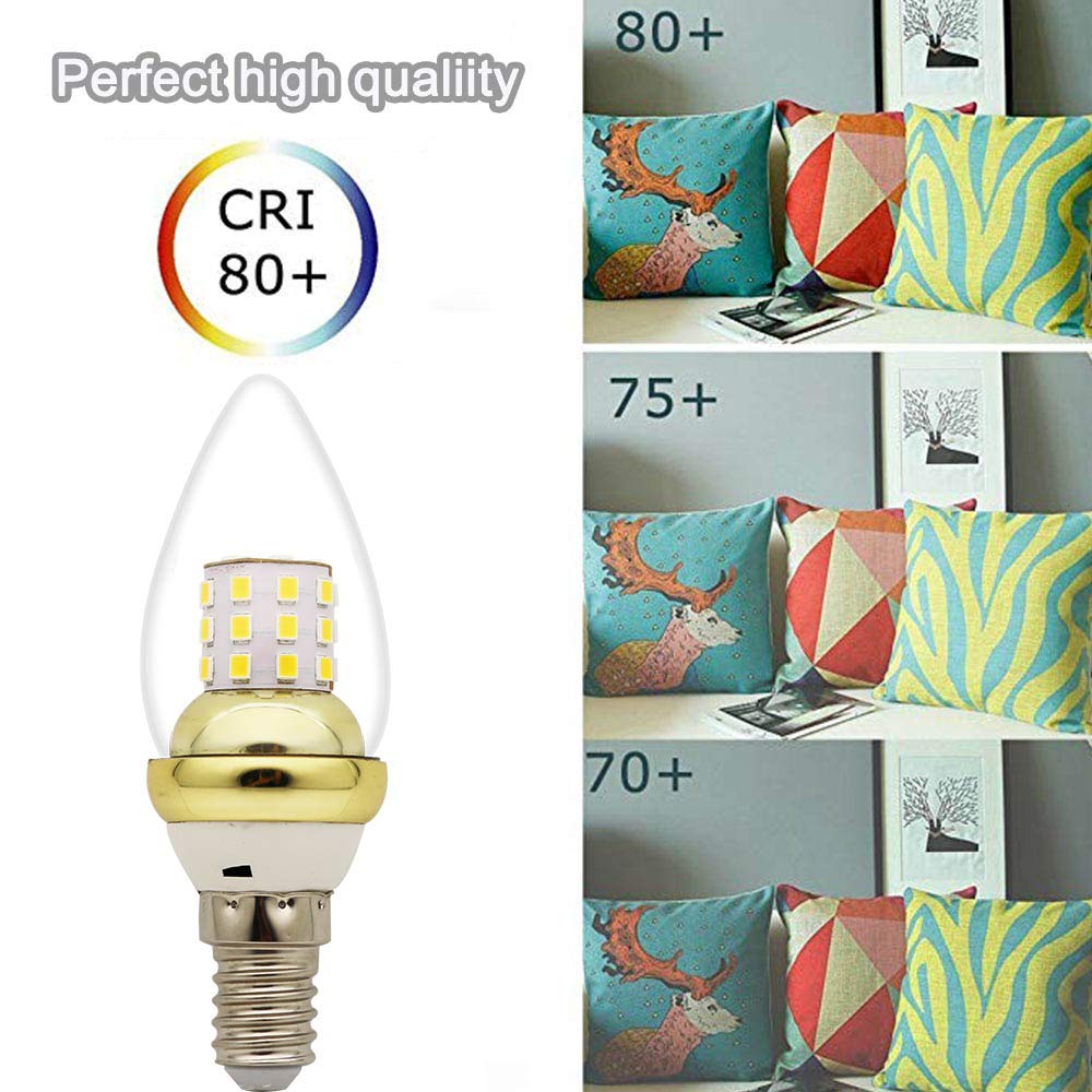 5 W E14 filamento LED incandescente C35, 2700 K – 3000 K blanco cálido, ultrabrillante, 450 lm, no regulable, lámpara rústica, estilo filamento transparente (20 piezas)