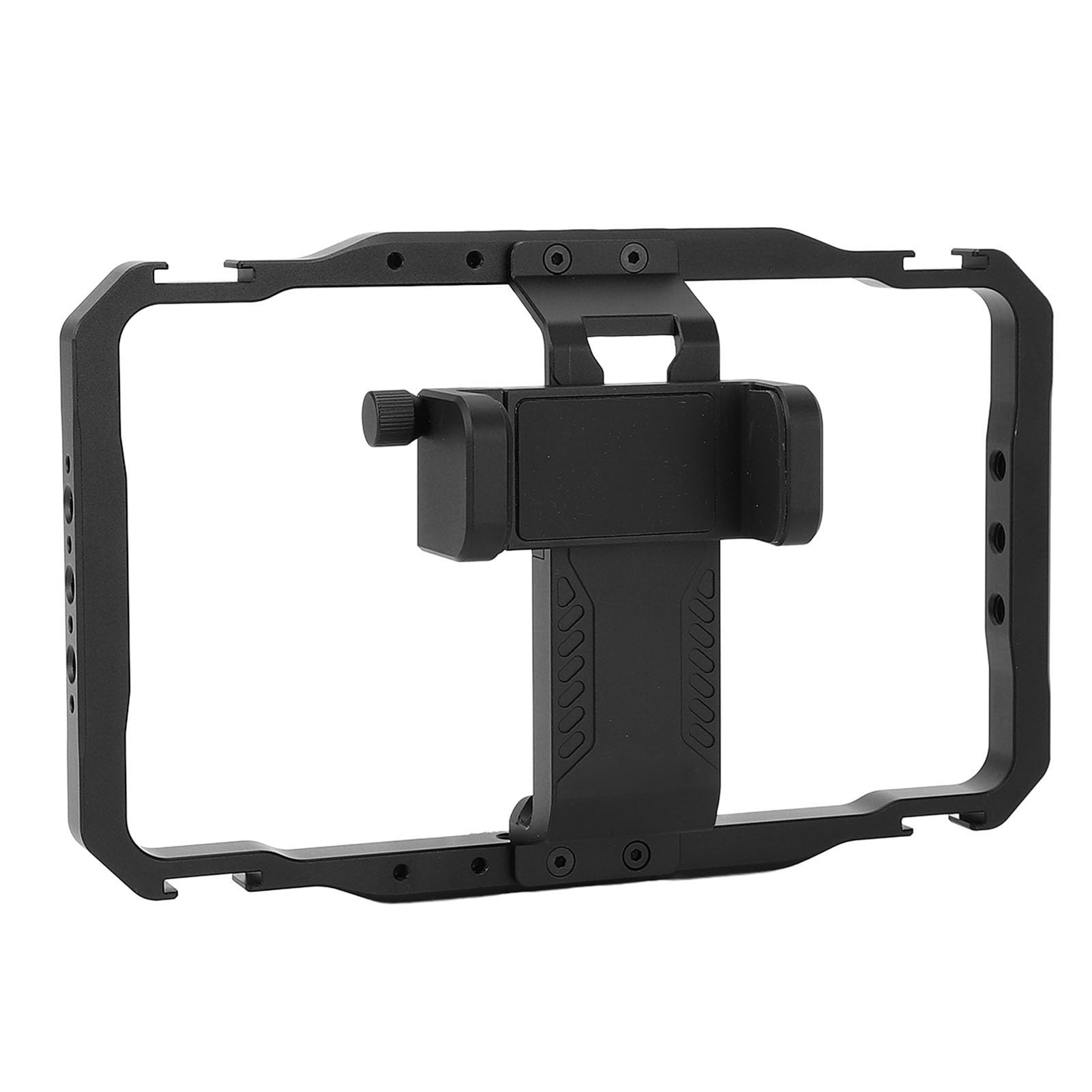 Plataforma de Video para Teléfono Inteligente, Estabilizador de Video para Teléfono, Jaula para Vlogging con Adaptador de Zapata Fría e Interfaz de Rosca de 1/4 de Pulgada,
