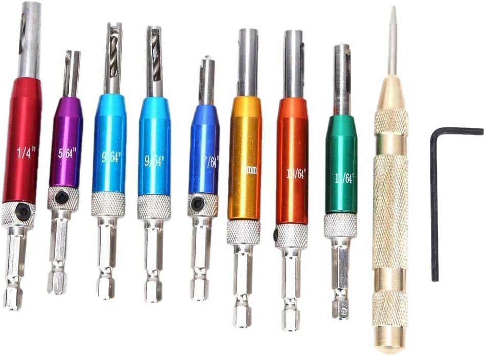 punzone centrale per la perforazione