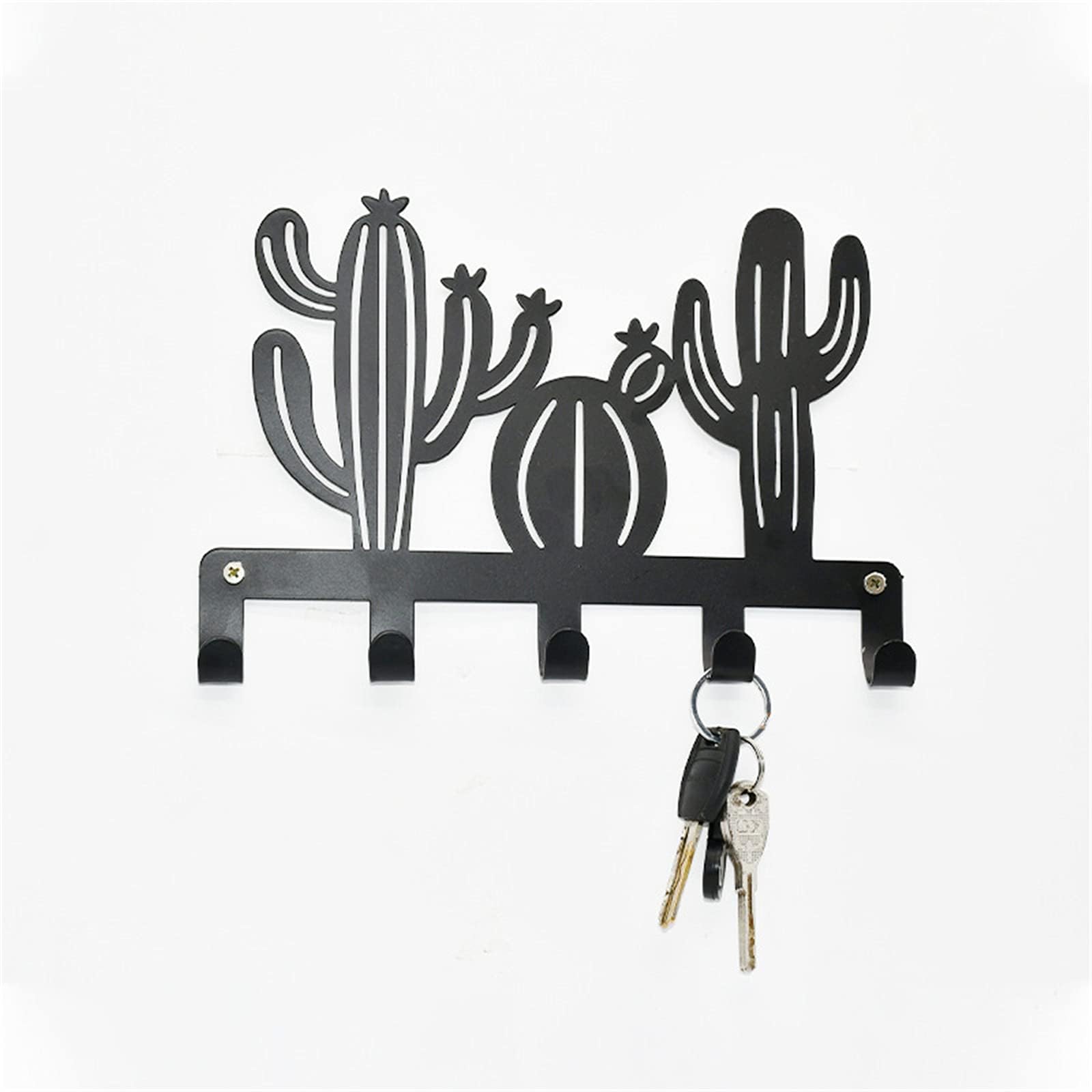 Amazon.com: QIAGA Wall-Mounted Cactus Rack Hanger Decorative with 5 ...