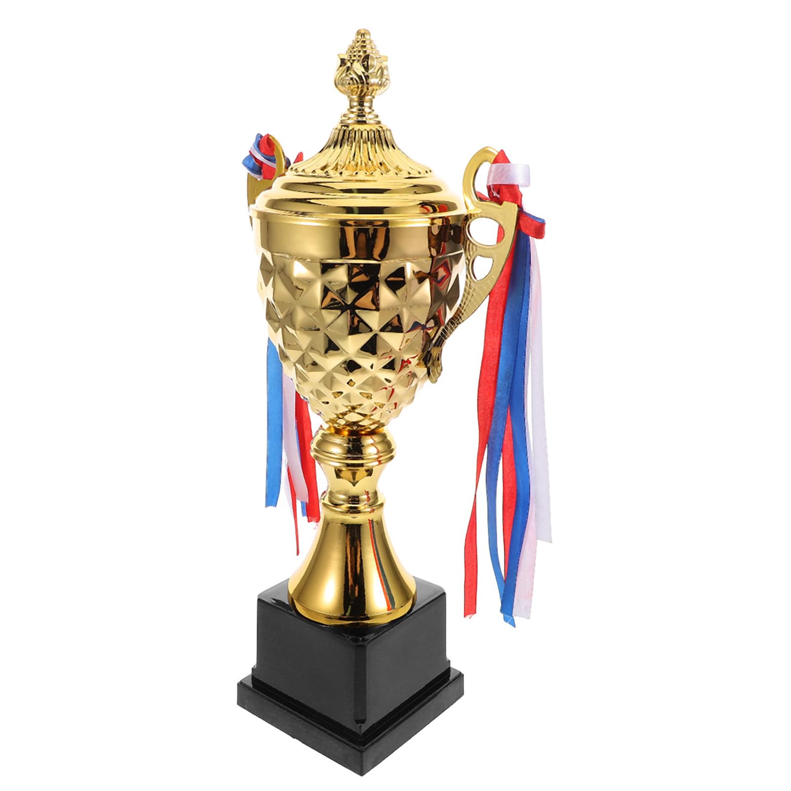 Copa de Trofeo metálica con Peso moderado para Voleibol y fútbol, diseño clásico para torneos y premios a Atletas